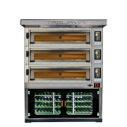 tagliavini 3emt34676bspt - 3 deck electric modular deck oven / prover under