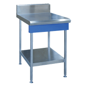 blue seal evolution series b60-ls - 600mm profiled in-fill table - leg stand