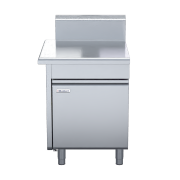 waldorf 800 series bt8700-cd-lh - 700mm bench top - cabinet base with fixed front panel