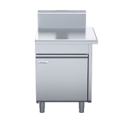 waldorf 800 series bt8700-cd-rh - 700mm bench top - cabinet base with fixed front panel