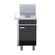 waldorf bold btb8550-cd-lh - 550mm bench top - cabinet base with fixed front panel