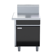 waldorf bold btb8700-cd-lh - 700mm bench top - cabinet base with fixed front panel
