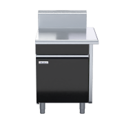 waldorf bold btb8700-cd-rh - 700mm bench top - cabinet base with fixed front panel