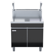 waldorf bold btb8900s-cd - 900mm bench top with salamander support - cabinet base