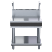 waldorf bold btb8900s-ls - 900mm bench top with salamander support - leg stand