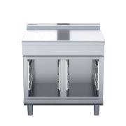 waldorf 800 series btl8900-cb - 900mm bench top low back version  cabinet base