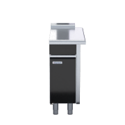 waldorf bold btlb8400-cd - 400mm bench top low back version - cabinet base with fixed front panel