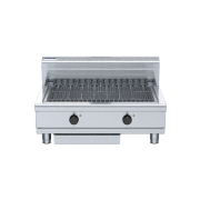 waldorf 800 series ch8900ed-b - 900mm electric chargrill low back version - bench model