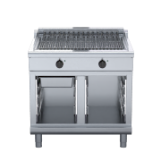 waldorf 800 series chl8900ed-cb - 900mm electric chargrill low back version - cabinet base