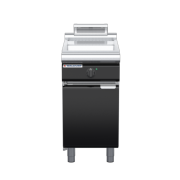 waldorf bold cs8450el-b0 450mm electric chip scuttle with low splashback