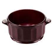 aladdin temp-rite dm103b - 8oz / 230ml dimensions high heat round bowl - burgundy