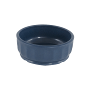 aladdin temp-rite dm104e - 5oz / 150ml dimensions high heat round bowl  - evening blue