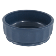 aladdin temp-rite dm104e - 5oz / 150ml dimensions high heat round bowl  - evening blue