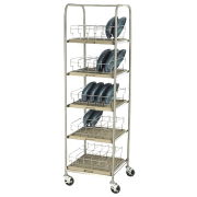 aladdin temp-rite dsr50 - dome storage trolley for wash racks