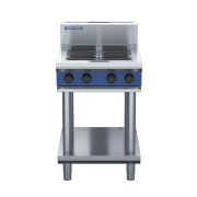 blue seal evolution series e514d-ls - 600mm electric cooktop  leg stand