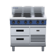 blue seal evolution series e516d-rb - 900mm electric cooktop  refrigerated base