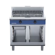 blue seal evolution series e596d-cb - 900mm electric chargrill  cabinet base