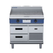 blue seal evolution series ep516-rb - 900mm electric griddle  refrigerated base