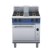 blue seal evolution series g505d - 750mm gas range static oven