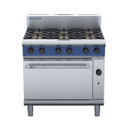 blue seal evolution series g506d - 900mm gas range static oven