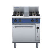 blue seal evolution series g54d - 750mm gas range convection oven