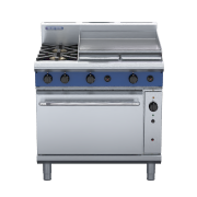 blue seal evolution series g56b - 900mm gas range convection oven