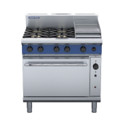blue seal evolution series g56c - 900mm gas range convection oven