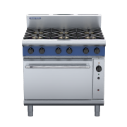 blue seal evolution series g56d - 900mm gas range convection oven