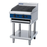blue seal evolution series g594-ls - 600mm gas chargrill  leg stand
