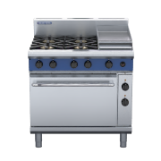 blue seal evolution series ge506c - 900mm gas range electric static oven