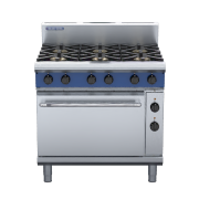 blue seal evolution series ge506d - 900mm gas range electric static oven