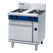 blue seal evolution series ge54c - 750mm gas range electric convection oven