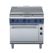 blue seal evolution series ge56a - 900mm gas range electric convection oven