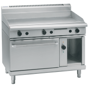 waldorf 800 series gpl8121gec - 1200mm gas griddle electric convection oven range low back version
