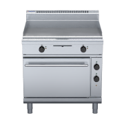 waldorf 800 series gp8910ec - 900mm electric griddle convection oven range