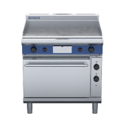 blue seal evolution series gpe506 - 900mm gas griddle electric static oven range