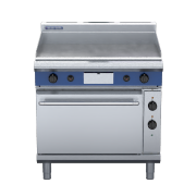 blue seal evolution series gpe56 - 900mm gas griddle electric convection oven range