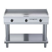 waldorf 800 series gpl8120e-ls - 1200mm electric griddle low back version - leg stand