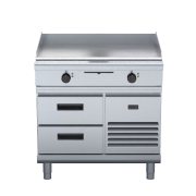 waldorf 800 series gpl8900e-rb - 900mm electric griddle low back version - refrigerated base