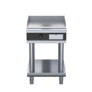 waldorf bold gplb8600e-ls - 600mm electric griddle low back version - leg stand
