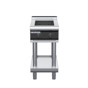 waldorf cue in8200lr2-ls-c0 450mm electric induction cooktop on leg stand with low splashback