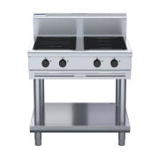 waldorf 800 series in8400r3f-ls - 900mm electric induction cooktop - leg stand