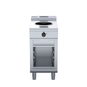 Waldorf 800 Series INL8100W3-CB - 450mm Induction Wok Low Back Version - Cabinet Base