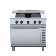 Waldorf 800 Series INL8410ECF - 900mm Induction Range Convection Oven Low Back Version