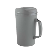 aladdin temp-rite k303 - 34oz / 1l water / beverage jug and lid - grey
