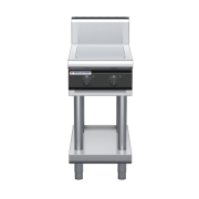 waldorf cue rn8102eh-ls-c0 450mm electric solid top on leg stand with high splashback