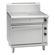 waldorf 800 series rnl8110ge - 900mm gas target top electric static oven range