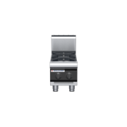 waldorf cue rn8200gh-b-c0 300mm gas cooktop bench model with high splashback