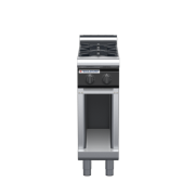 waldorf cue rn8200gl-cb-c0 300mm gas cooktop on cabinet base with low splashback