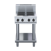 waldorf 800 series rn8400e-ls - 600mm electric cooktop  leg stand